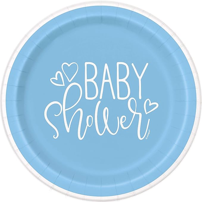 Baby Shower 8 Plates Set