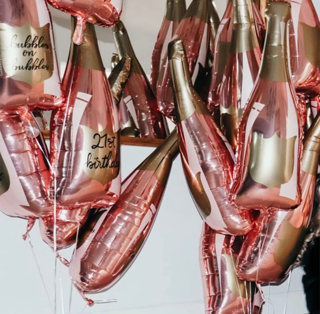 Foil Champagne Bottle Balloon