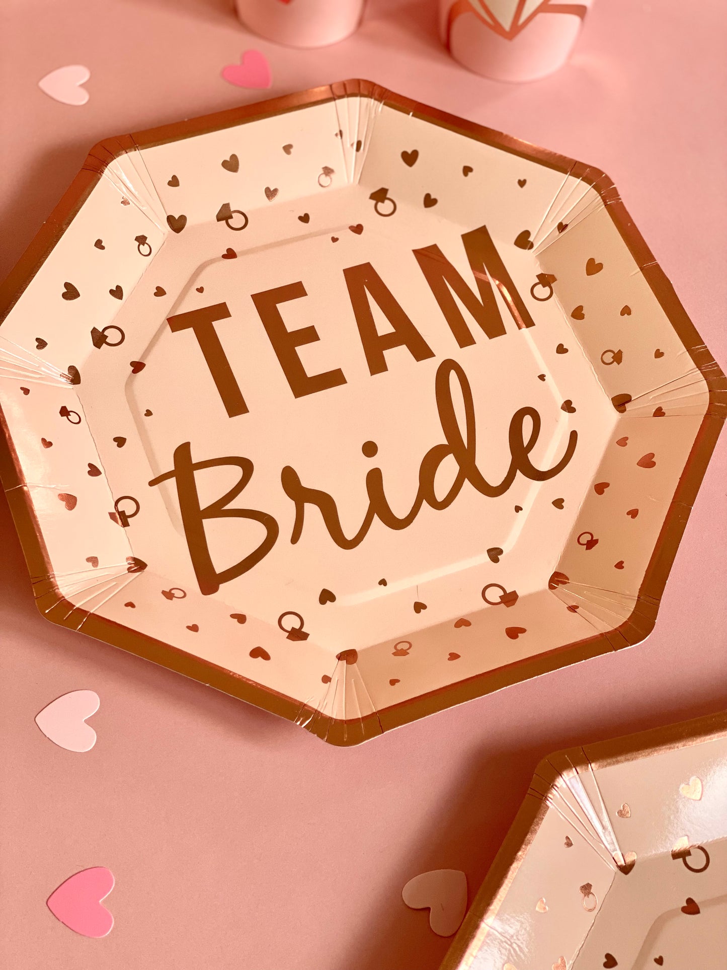 Team Bride Plates 8 pc