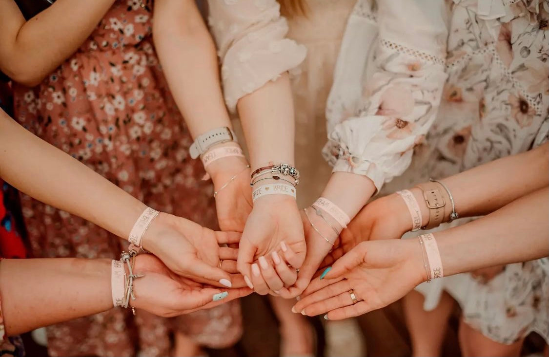 Hair tie bracelets