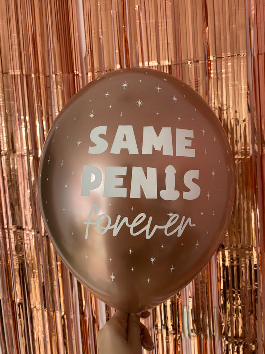 Same penis forever balloons (set of 3)