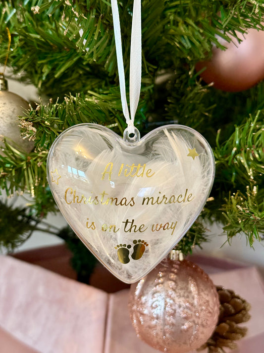 Ornament "A little Christmas miracle"