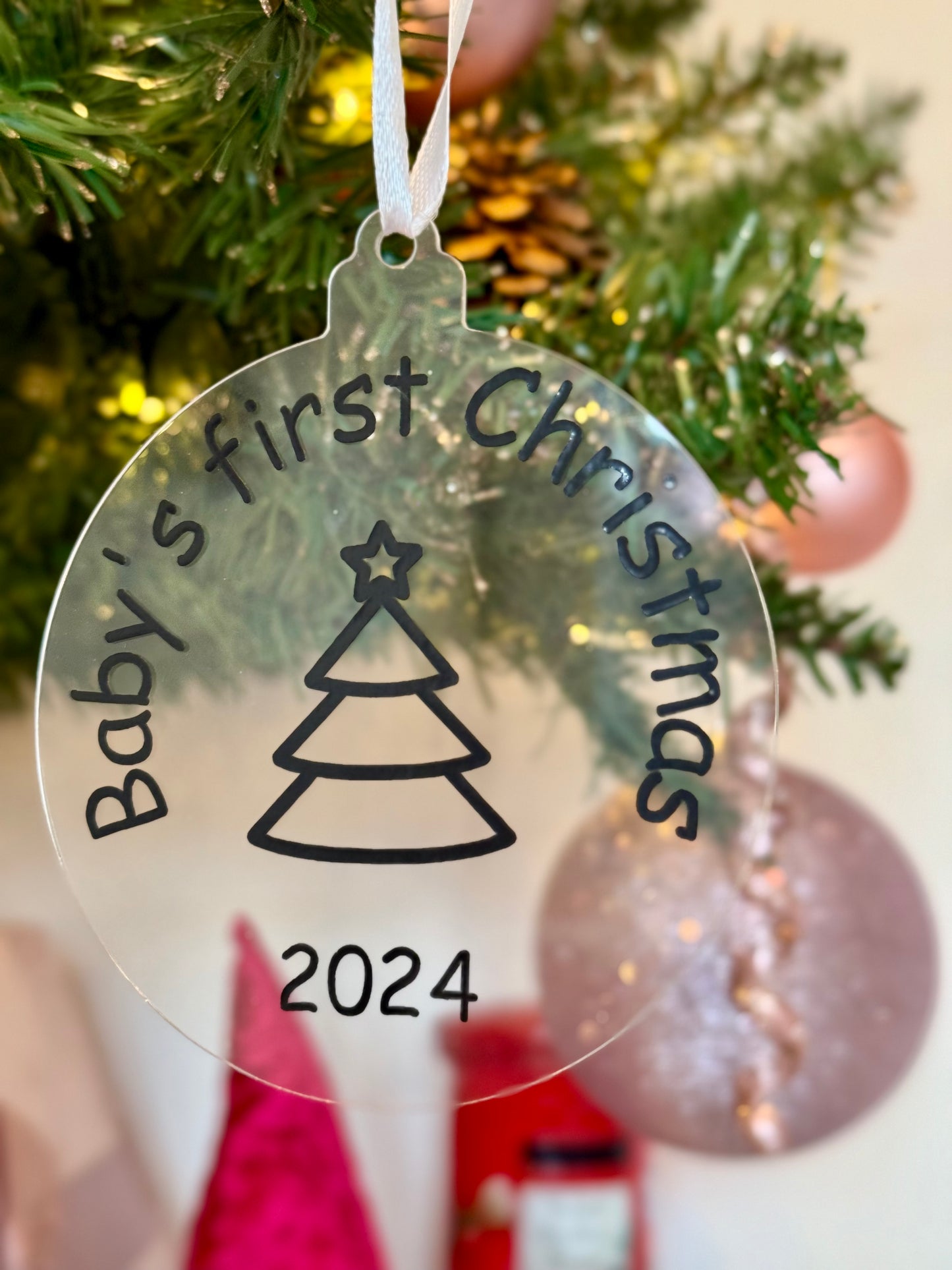 "Baby's First Christmas" Acrylic Ornament