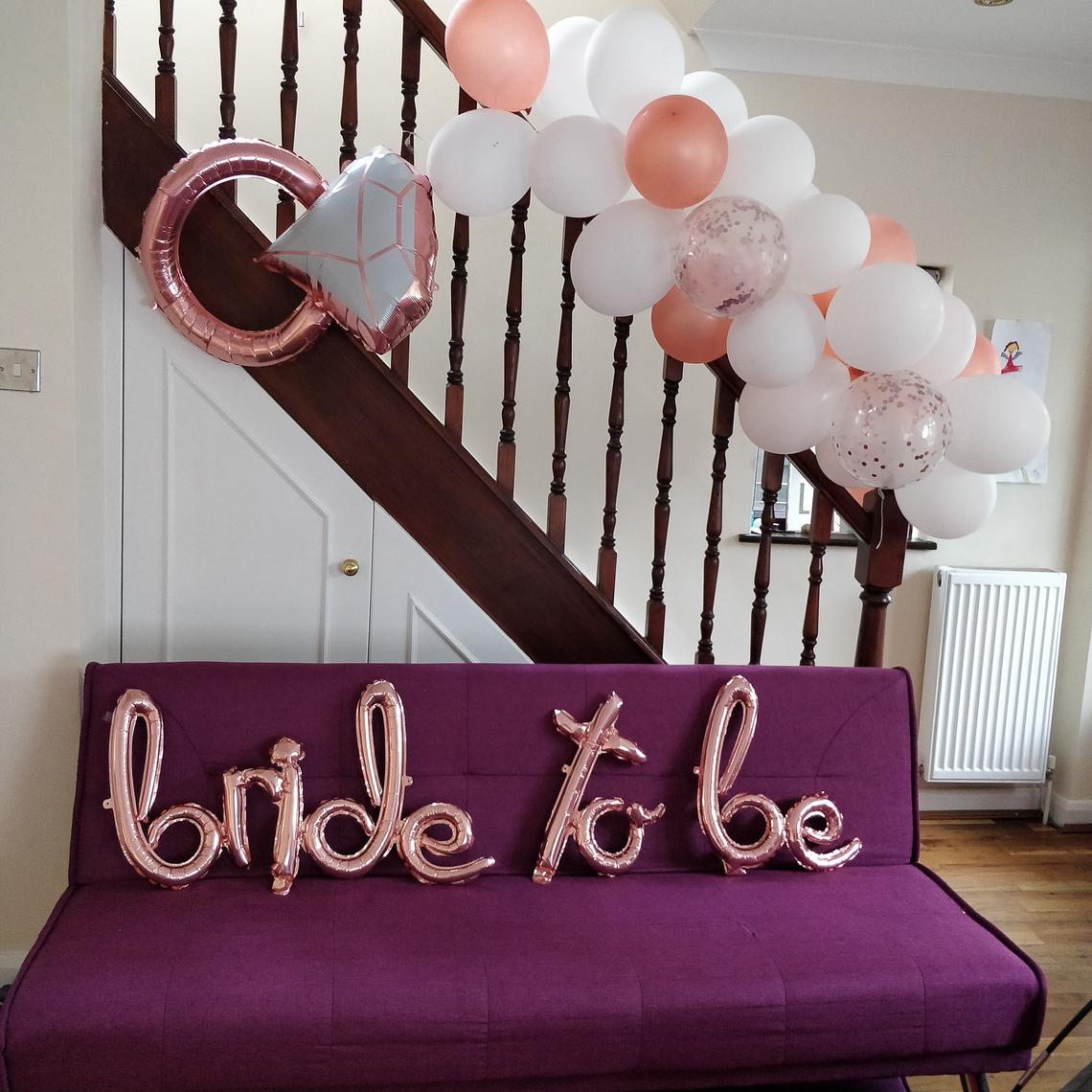 "Bride to Be" Balloons