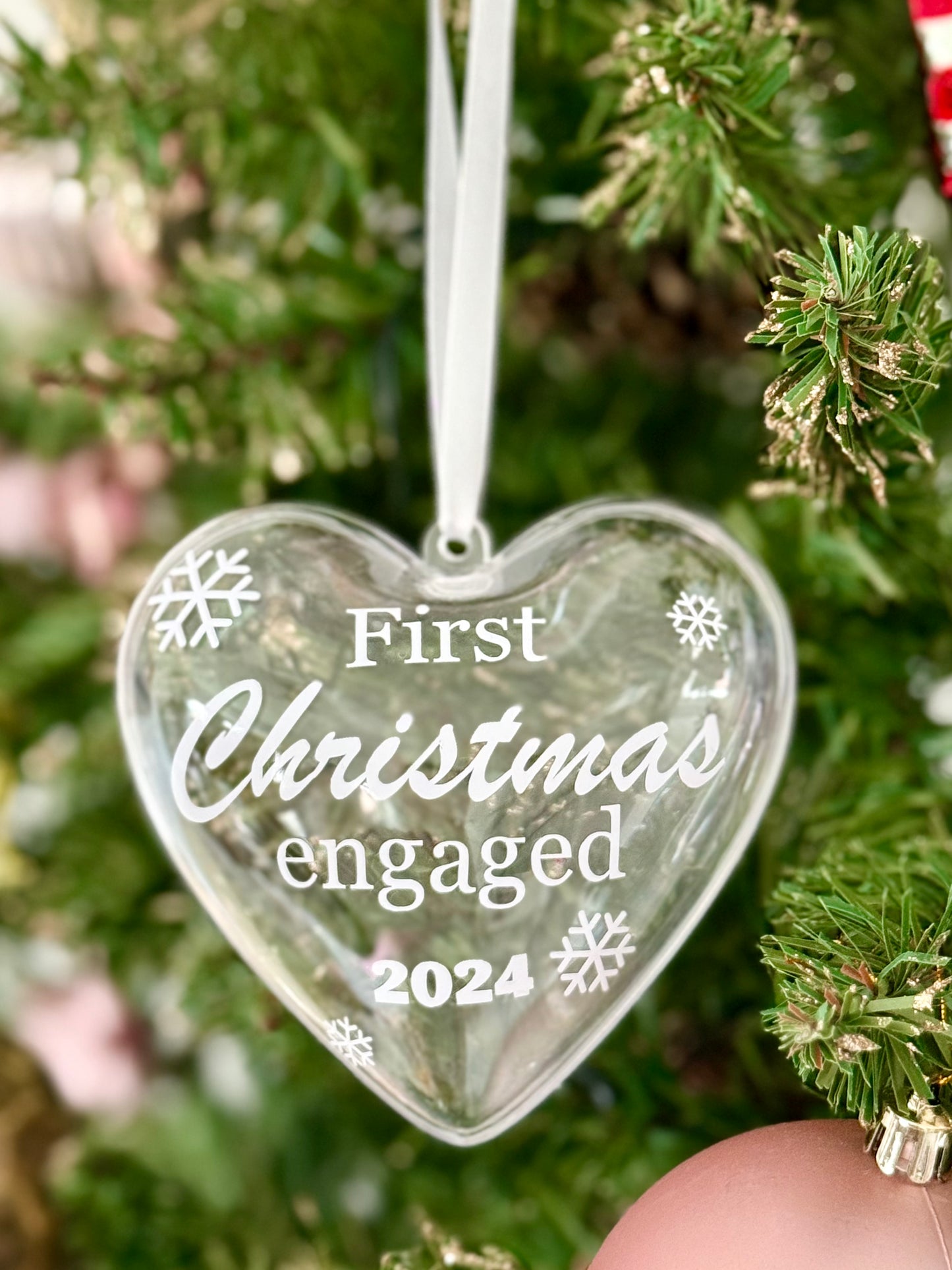 Ornament "First Christmas engaged"