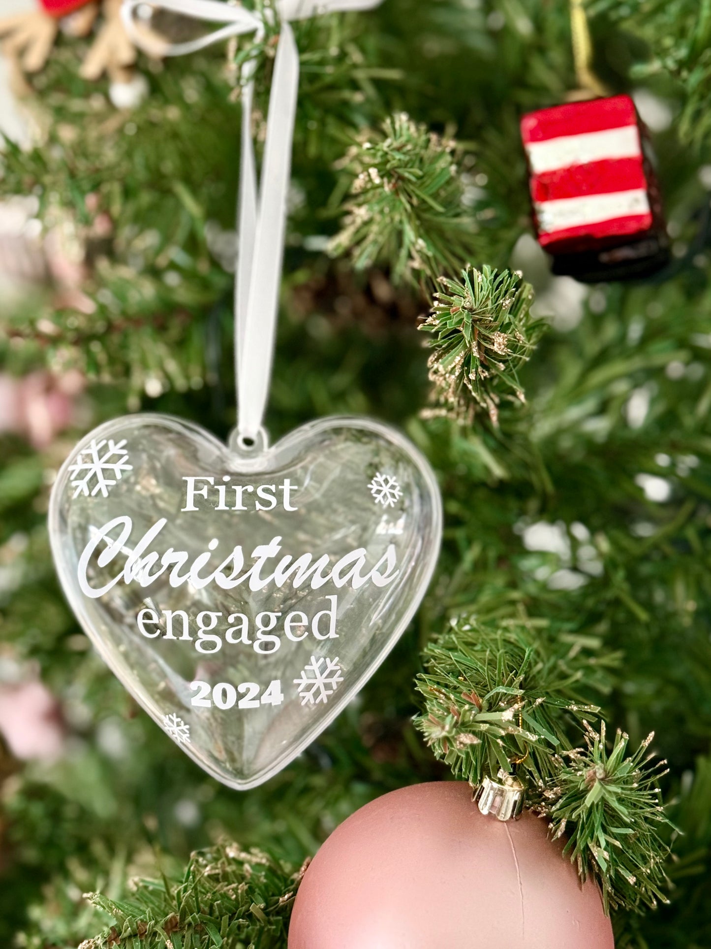 Ornament "First Christmas engaged"