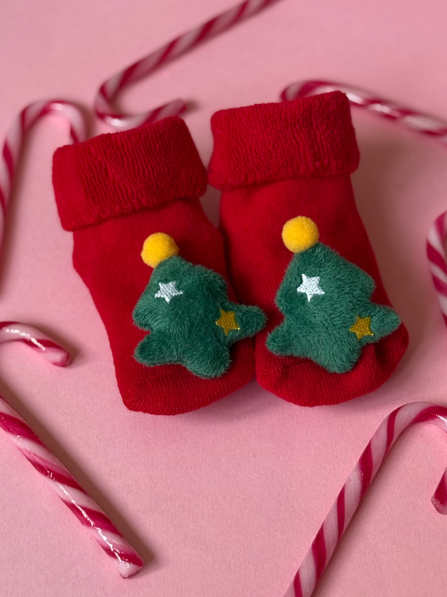 Baby’s First Christmas Cozy Socks