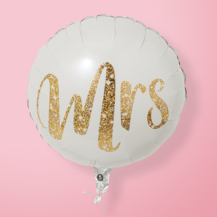 "Mrs" balloon