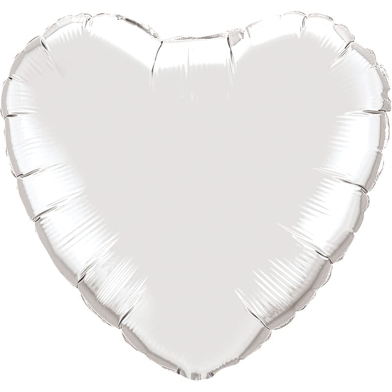 XL heart-shaped foil balloon