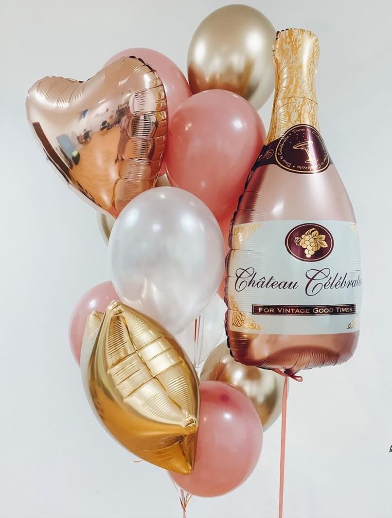 Champagne bottle balloon