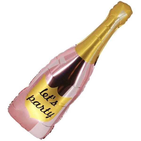 Foil Champagne Bottle Balloon