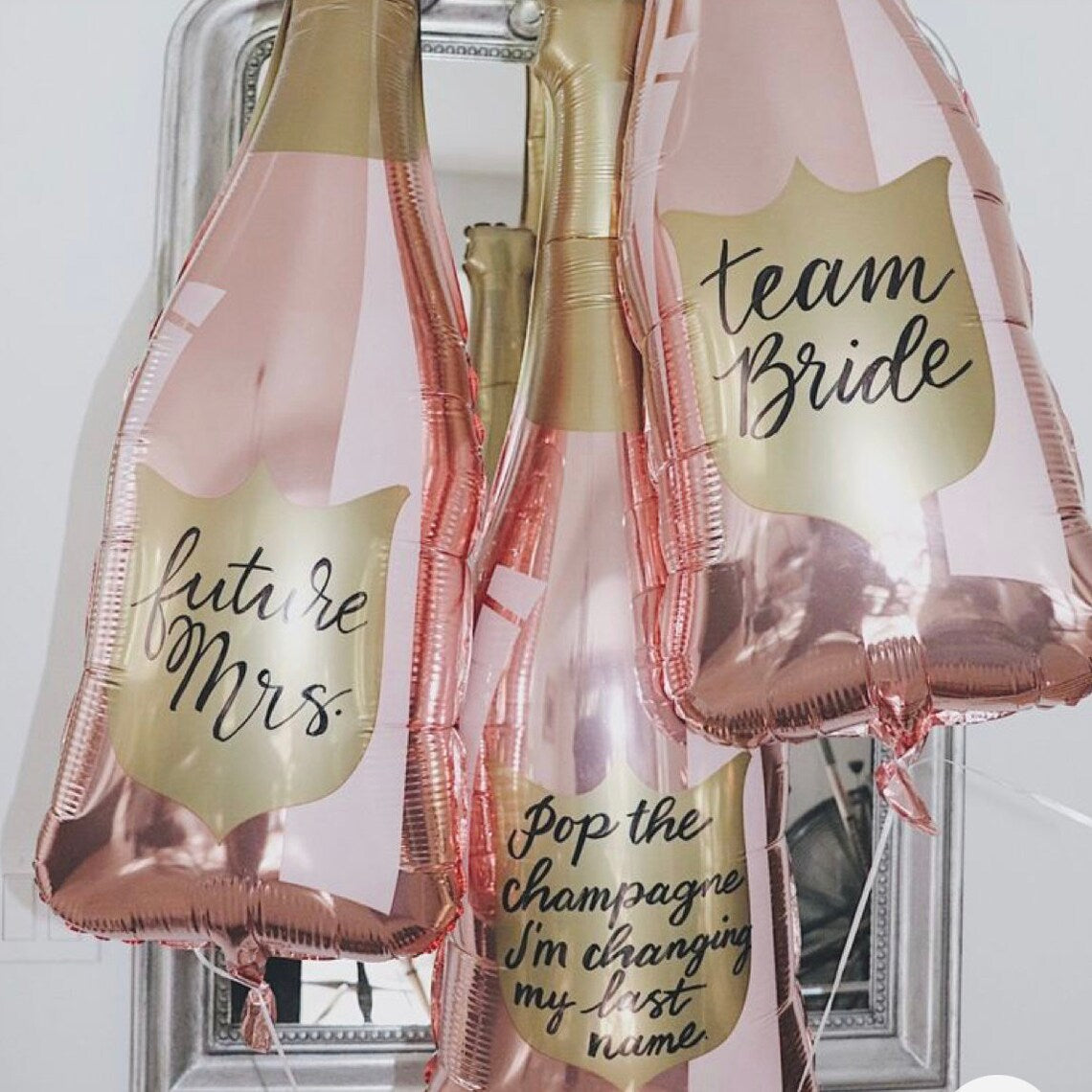 Foil Champagne Bottle Balloon