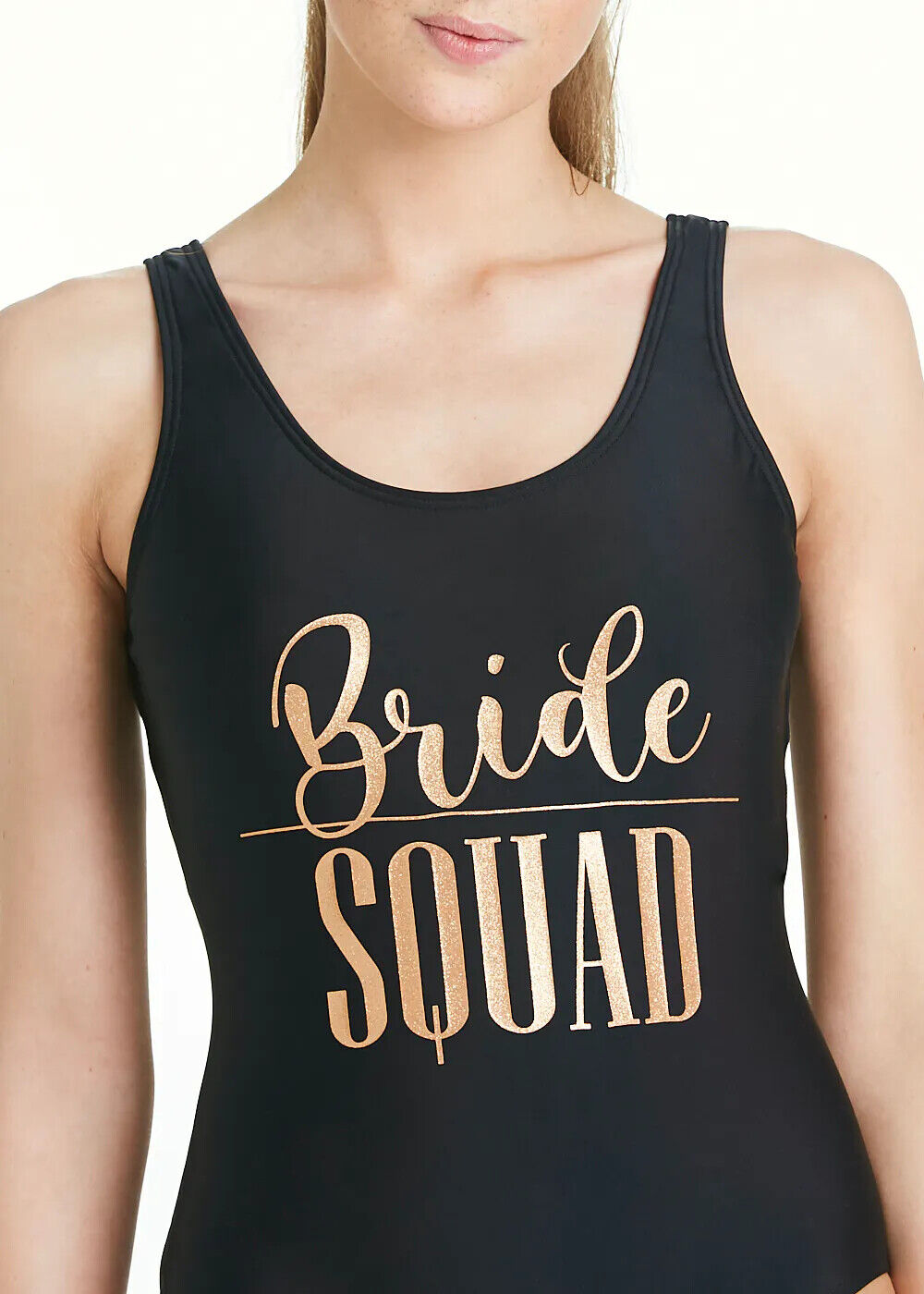 Купальник Bride Squad чорний