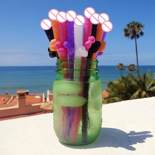 Willy coloured straws 10 pk